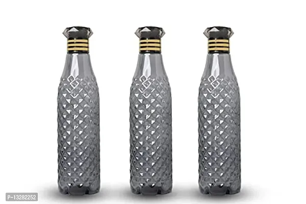 Classic Water Bottle Set of 3, 1 Litre Each BPA Free | 100% Leak Proof | Office | Gym | Home | Kitchen | Travel-thumb0