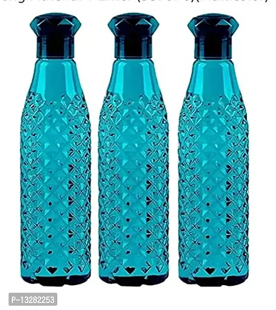 Classic Water Bottle Set of 3, 1 Litre Each BPA Free | 100% Leak Proof | Office | Gym | Home | Kitchen | Travel