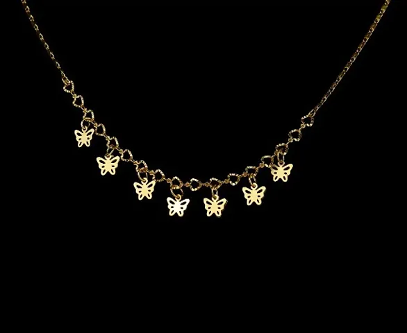 Butterfly Pendant Chain Size Free
