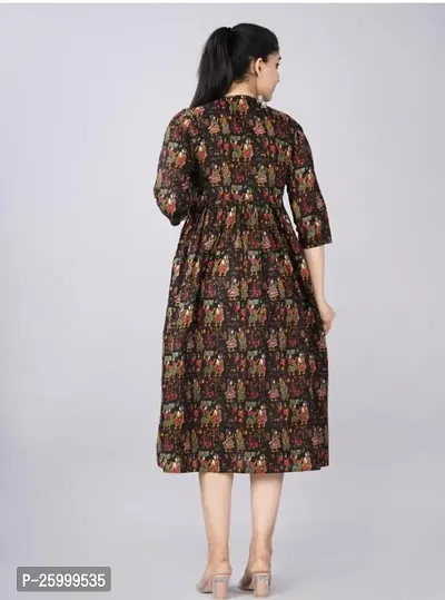 Classic Rayon Printed Kurta For Women-thumb2