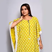 Pushpa Collections Kaftan Kurti for Women and Girls Printed Solid Rayon-thumb2