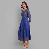 Amanisha Women's Rayon Printed Anarkali Kurti-thumb2