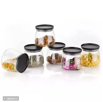 Matka Containers for Kitchen Storage Airtight 800ml Set of 6-thumb0
