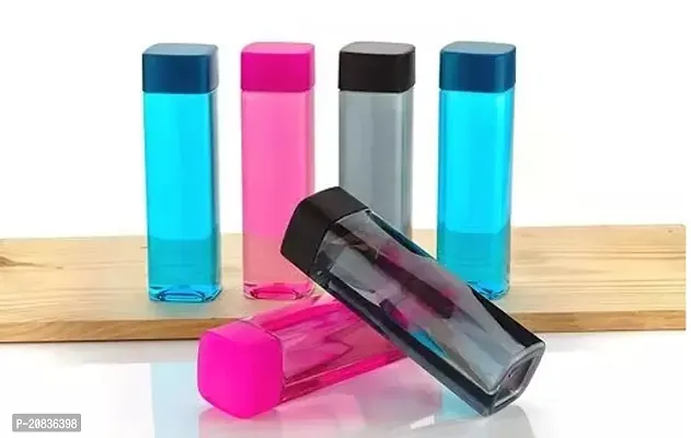 Pack Of 6 Square Shape Water Bottle-thumb0