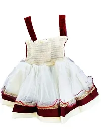 SV Garments Baby Girl Middi A line Dress for 0-12 Month-thumb1