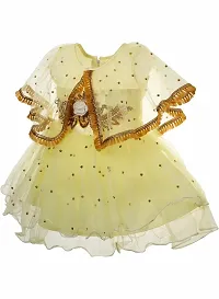 SV Garments Baby Girls Frock Dress with Soft net for 6-12month Baby Girl-thumb2
