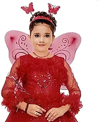 Stylish Red Net Party Wear Dress For Girl-thumb3