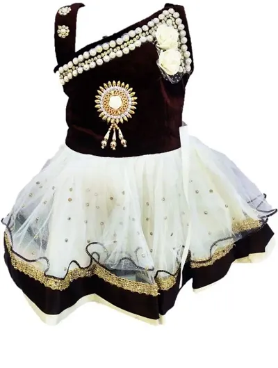 Infant Girl Ethnic Frock for Girls Festive/Wedding Dress