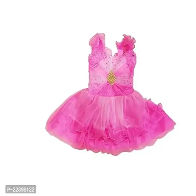 SV Garments Baby Girl's A-line Knee Length Frock-thumb0