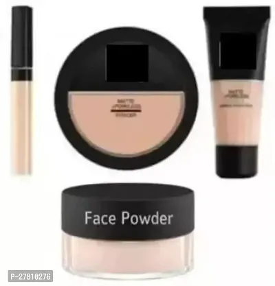Beauzy Makeup Combo Concealer, Foundation, Loose, Compact Set (Pack Of 4)