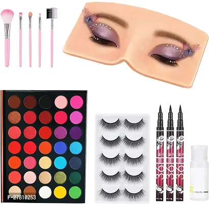 Beauzy Eyeshado Palette, Eyes, False Lashes, 36H, Makeup Brushe And Cleansing Kit