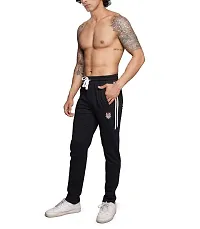 S Z Men Regular Fit Cotton Athletic Track Pants | Joggers Gym Pants|Casual Track Pants-thumb1