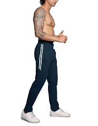 S Z Men Regular Fit Cotton Athletic Track Pants | Joggers Gym Pants|Casual Track Pants-thumb1