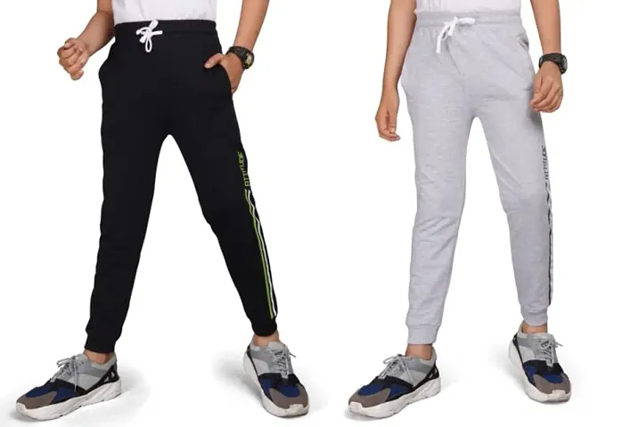 Boys Kids All Day Comfort Track Pant for Casual wear, Playing as Night Pant (Combos)- Attitude