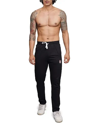 S Z Men Regular Fit Cotton Athletic Track Pants | Joggers Gym Pants|Casual Track Pants