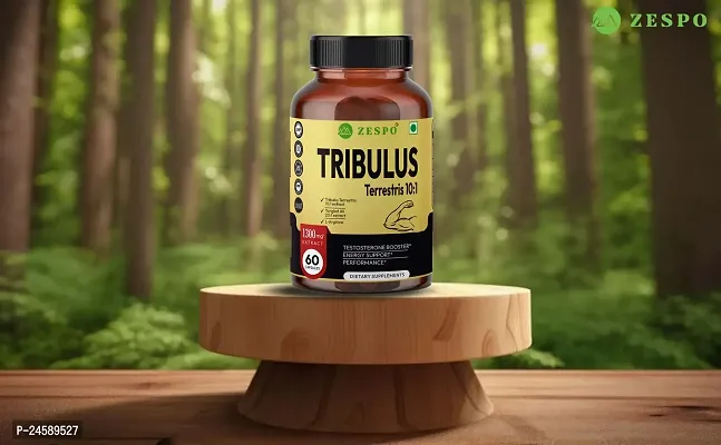 Zespo Tribulus Terrestris with Tongkat Ali, L-Arginine  Black Pepper - Powerful Herbal Blend for Energy, Performance, and Vitality - 60 Cap