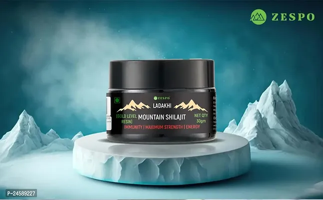 ZESPO's Ladakhi Mountain Shilajit: Revitalize Your Health with Naturersquo;s Powerhouse of Energy, Vitality  Overall Wellness - 30gm