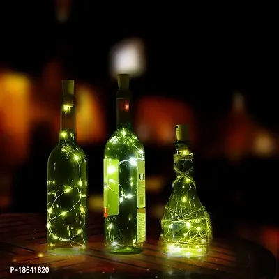 Cloud Search Bottle Lights Battery Powered Cork Shaped Fairy String Decoration Lights (Pack of 4)-thumb2