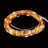 Cloud Search 3 Metre Copper String Light for Decoration, Battery Powered, Warm White-thumb3