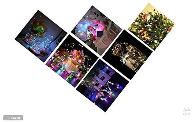 Cloud Search Copper String Light Decorative Fairy Lights Diwali Christmas Festival, 5 Metre (Plug  Play)-thumb2