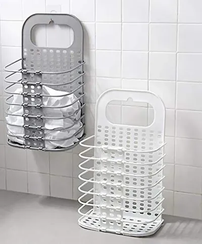Cloud Search Plastic Multipurpose Hanging Laundry Basket for Washing Machine Kitchen Bathroom baby Kids Dirty Clothes Storage