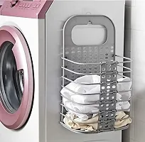 Cloud Search Plastic Multipurpose Hanging Laundry Basket for Washing Machine Kitchen Bathroom baby Kids Dirty Clothes Storage-thumb3