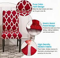 Cloud Search Polyester Dinning Table Chair Cover Stretchable Dining Table Cover Removable Washable Chair Cover Seat Protector Slipcover-thumb1