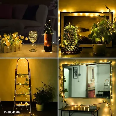 Cloud Search Light Copper Wire String Fairy Lights LED Lights 3AA Battery Powered (AA Battery 10M(Pack of 2))-thumb5