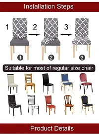 Cloud Search Dining Chair Cover Set Soft Washable Softness Polyster for Elastic Installation Chair Cover Set of 1-thumb3