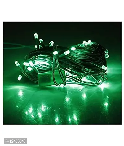 Single Color LED Bulbs String Light for Diwali Christmas Home Decoration, 12 Meter-thumb0