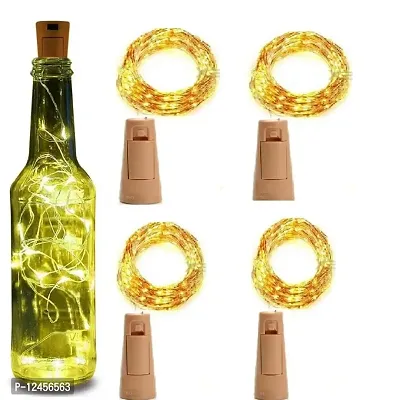 Bottle Lights Battery Powered Cork Shaped Fairy String Decorati