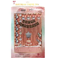 Happy Birthday Banner Decoration Kit - Set of 36Pcs | Birthday Decoration Items | Birthday Balloons for Decoration | Decorative Items for Birthday (MULTICOLOR)-thumb1