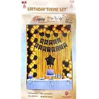 Happy Birthday Banner Decoration Kit - Set of 36Pcs | Birthday Decoration Items | Birthday Balloons for Decoration | Decorative Items for Birthday (MULTICOLOR)-thumb2