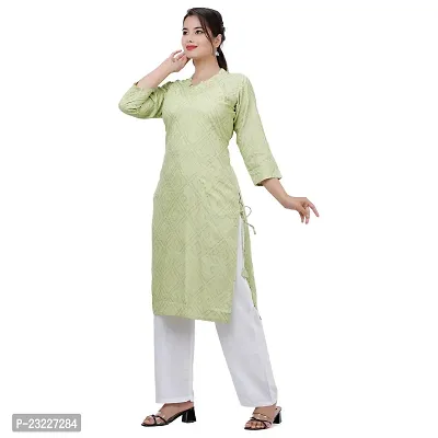 Geeta Fab Women's Rayon Salwar Suit Printed Grey 2XL-thumb3