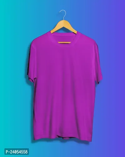 Stylish Fancy Cotton Round Neck T-Shirts For Men