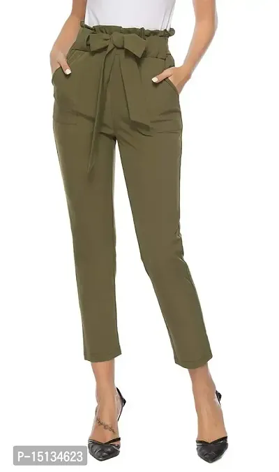 Buy FOREVER 21 Women Beige Skinny Fit Solid Trousers - Trousers for Women  1883428 | Myntra