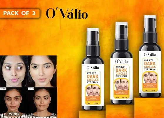 Ovalio Premium Dark Circle Cream For Men and Women (50gm) Pack Of 3