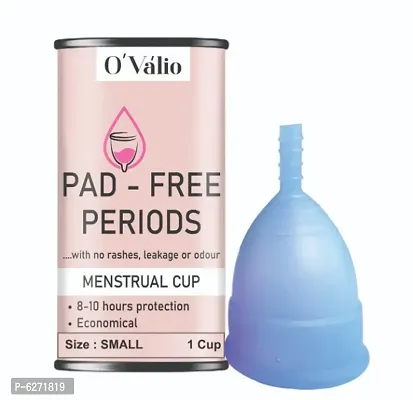 Ovalio Premium Reusable Menstrual Cup(Period Cup) For Womens (Size - Small)-thumb0