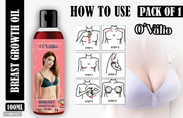 OVALIO BREAST TONER MASSAGE OIL 100% NATURAL HELPS IN GROWTH/FIRMING/INCREASE/TIGHT Women (Pack Of 1) (100 ml)-thumb2