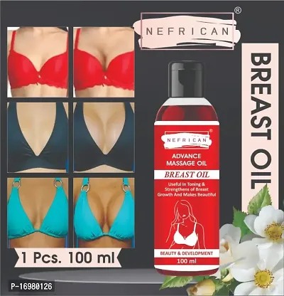 NNEFRICAN BREAST TONER MASSAGE OIL 100% NATURAL HELPS IN GROWTH/FIRMING/INCREASE/TIGHT Women (Pack Of 1) (100 ml)