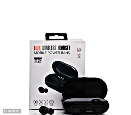 SANDO  Air Pods Wireless Noise Cancelling With Deep Bass Color Back (Pack Of 1)-thumb2