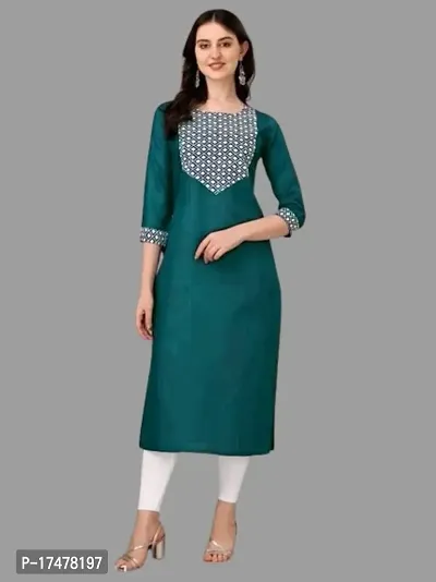 New Embrodirey Cotton Kurtis-thumb0