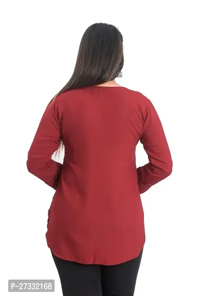 Classic Rayon Solid Tops For Women-thumb2