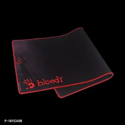 Electro Wolf Large Size Extended Gaming Mouse Pad   Stitched Embroidery Edges   Non-Slip Rubber Base   for Computer Laptop   Keyboard Mouse Pad for Office  Home  900 x 400 x 3 MM  - Bloody Red-thumb2