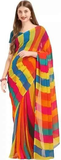Hot Selling Chiffon Saree with Blouse piece 