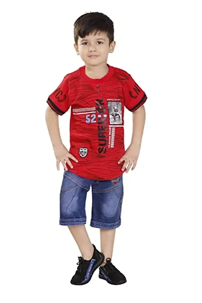 Boys Famcy T shirt With Bottom