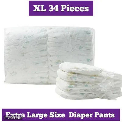 Imported Baby Diaper Pants Xl -34 Pcs Extra Large Size-thumb0