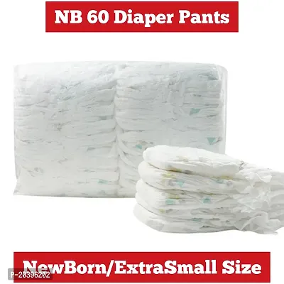 Imported Baby Diaper Pants Xs/Nb-60 Pcs Extra Small/Newborn Size-thumb0