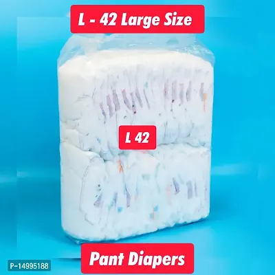 Premium Baby Diaper Pants Large Size 42 Pcs (L 42)