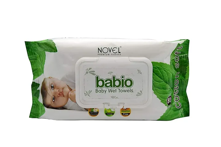 NOVEL Baby Wet Wipes / Pack With Lid ( 80 Sheet)